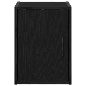 Pensili per Garage 2 pz Neri in Legno Multistrato