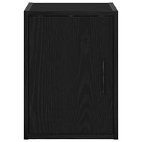 Pensili per Garage 2 pz Neri in Legno Multistrato 860610