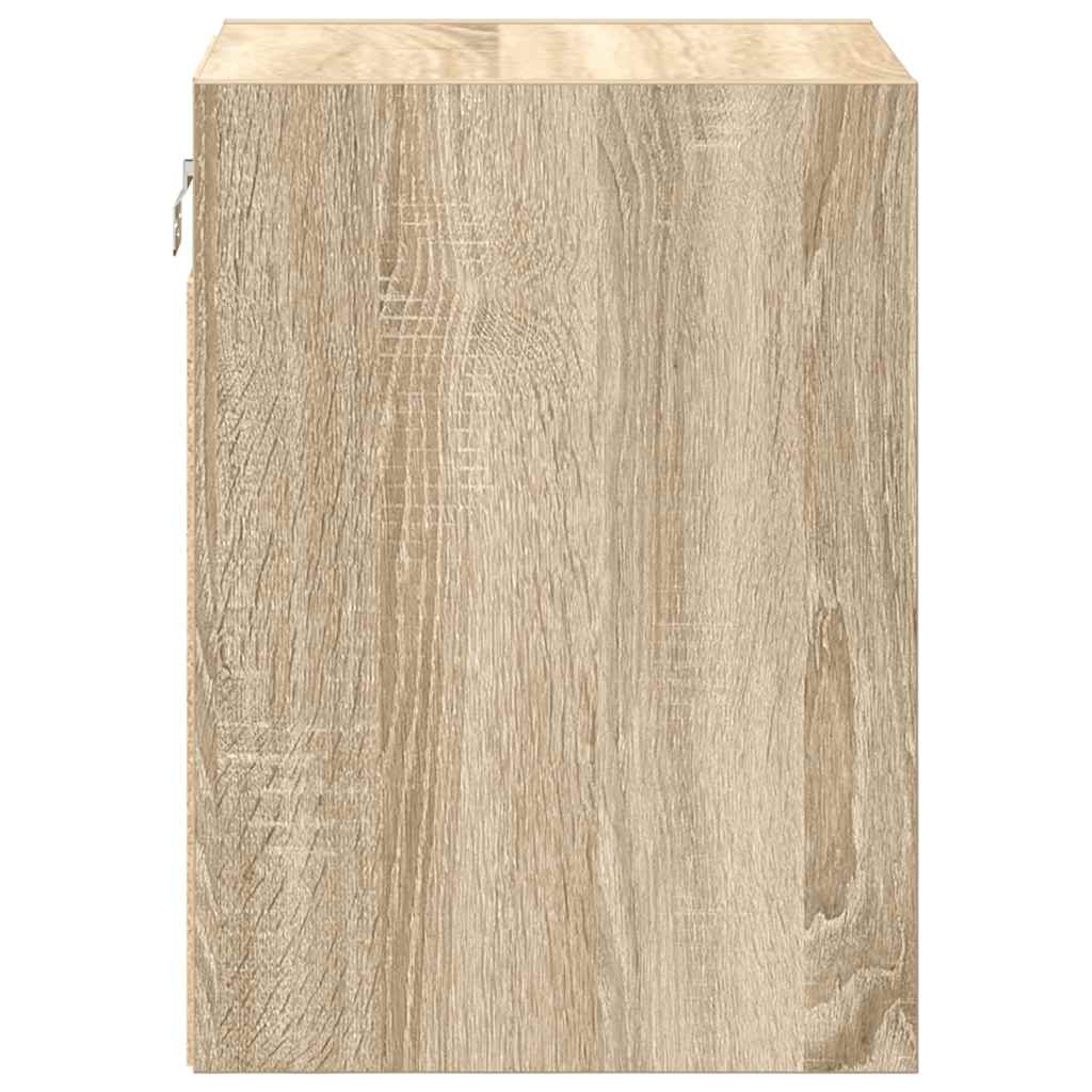 Pensili per Garage 2 pz Rovere Sonoma in Legno Multistrato