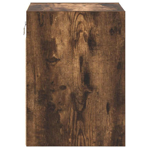 vidaXL Pensili per Garage 2 pz Rovere Fumo in Legno Multistrato