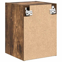 vidaXL Pensili per Garage 2 pz Rovere Fumo in Legno Multistrato