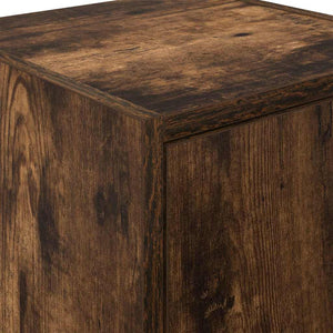 vidaXL Pensili per Garage 2 pz Rovere Fumo in Legno Multistrato