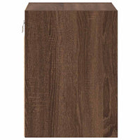 Pensili per Garage 2 pz Rovere Marrone in Legno Multistrato 860620