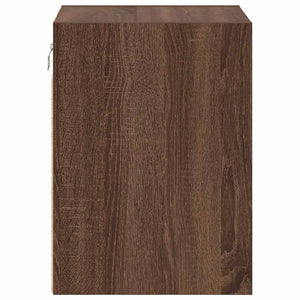 Pensili per Garage 2 pz Rovere Marrone in Legno Multistrato 860620