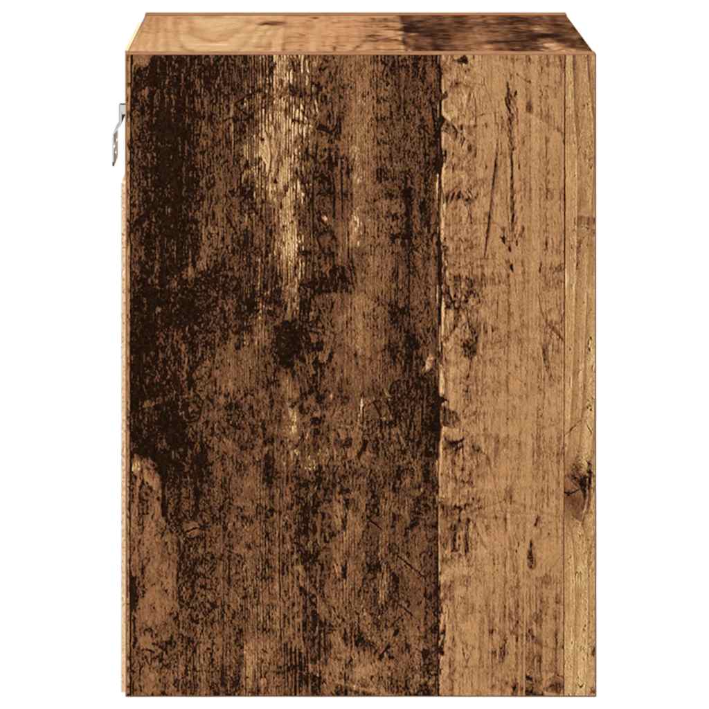 vidaXL Pensile per Garage Legno Antico in Legno Multistrato