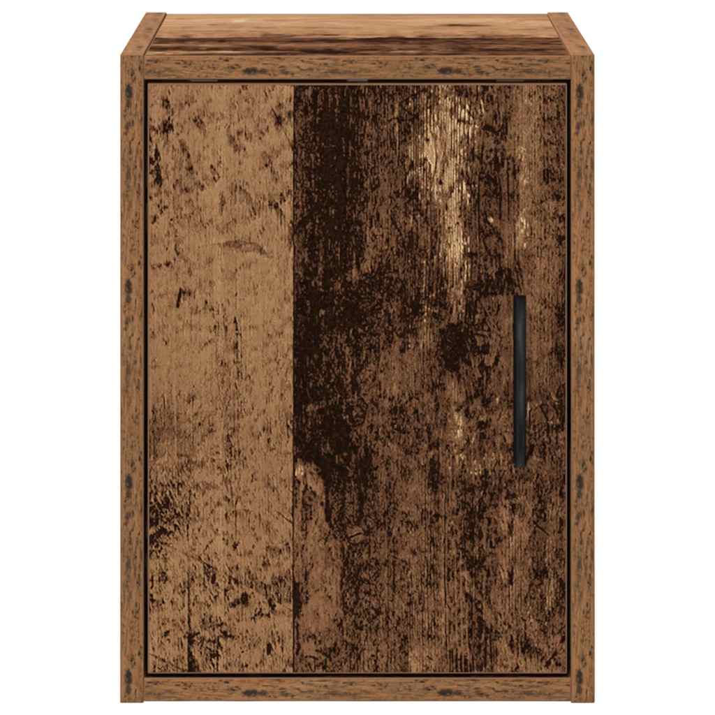 Pensili per Garage 2 pz Legno Antico in Legno Multistrato 860622