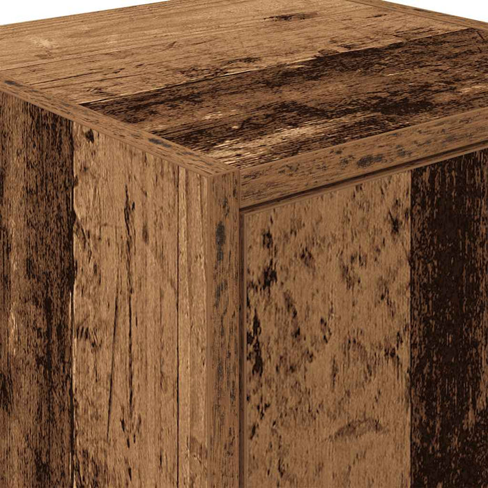 vidaXL Pensili per Garage 2 pz Legno Antico in Legno Multistrato