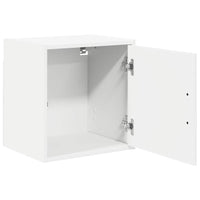 Pensili per Garage 2 pz Bianco in Legno Multistrato 860626
