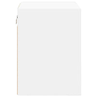 Pensili per Garage 2 pz Bianco in Legno Multistrato 860626