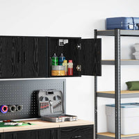 Pensile per Garage Nero in Legno Multistrato 860627