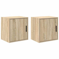 Pensili per Garage 2 pz Rovere Sonoma in Legno Multistrato