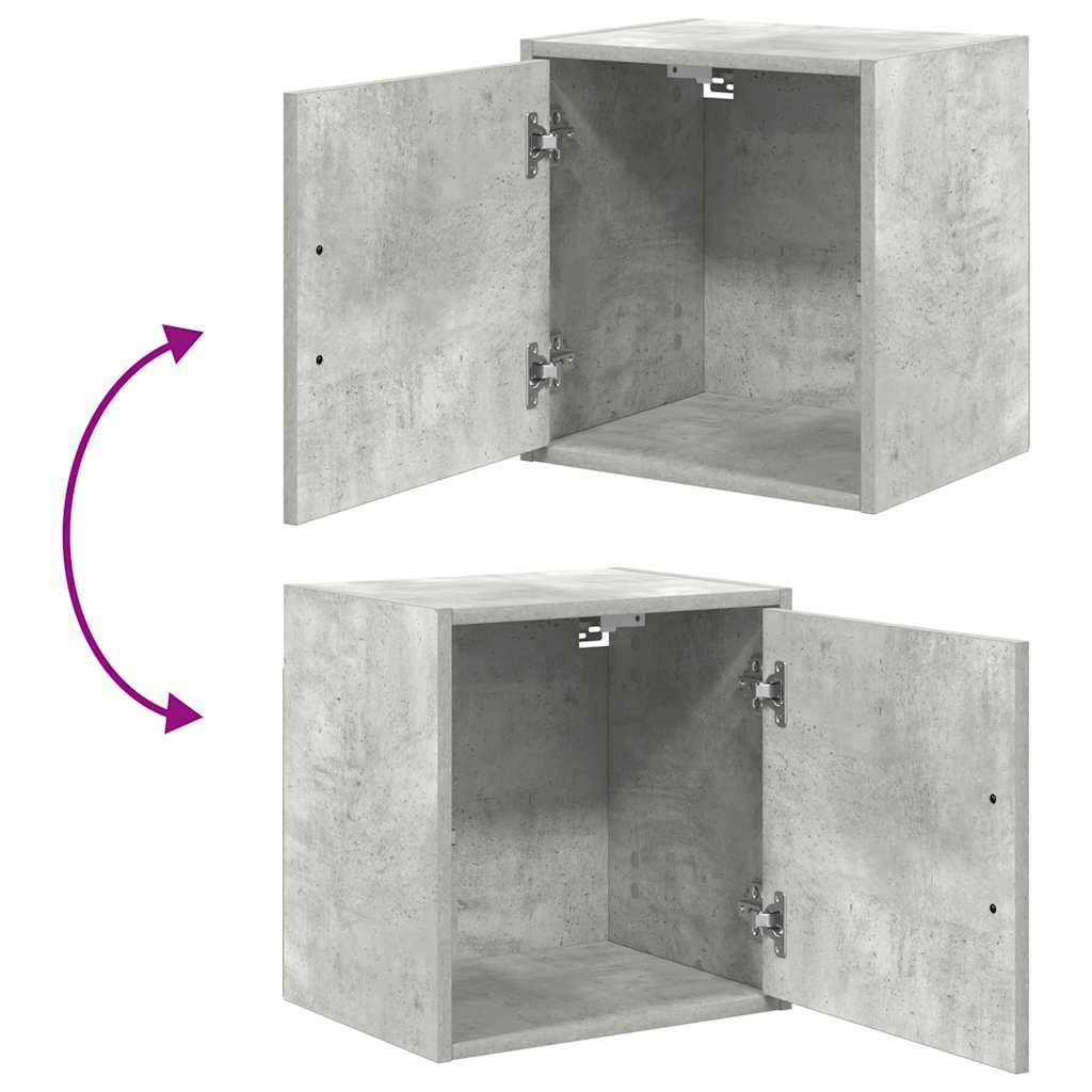 Pensile per Garage Grigio Cemento in Legno Multistrato