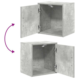 Pensile per Garage Grigio Cemento in Legno Multistrato 860631