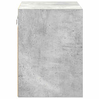 Pensili per Garage 2 pz Grigio Cemento in Legno Multistrato