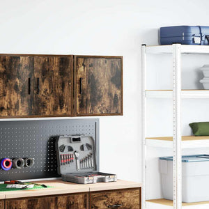 Pensile per Garage Rovere Fumo in Legno Multistrato 860633