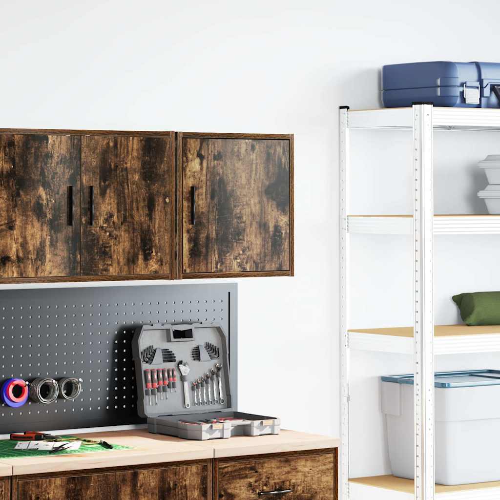 Pensile per Garage Rovere Fumo in Legno Multistrato