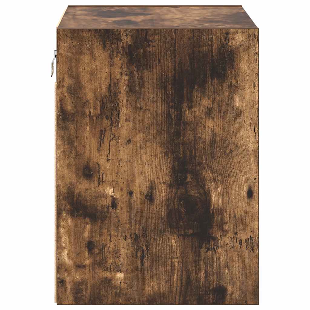 Pensile per Garage Rovere Fumo in Legno Multistrato 860633