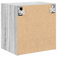 vidaXL Pensile per Garage Grigio Sonoma in Legno Multistrato