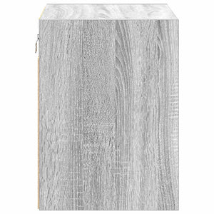 Pensili per Garage 2 pz Grigio Sonoma in Legno Multistrato 860636