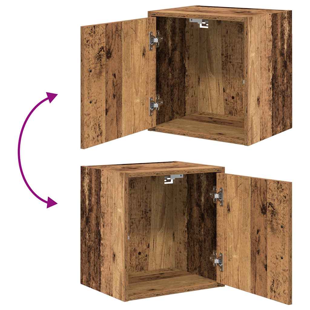 Pensile per Garage Legno Antico in Legno Multistrato 860639