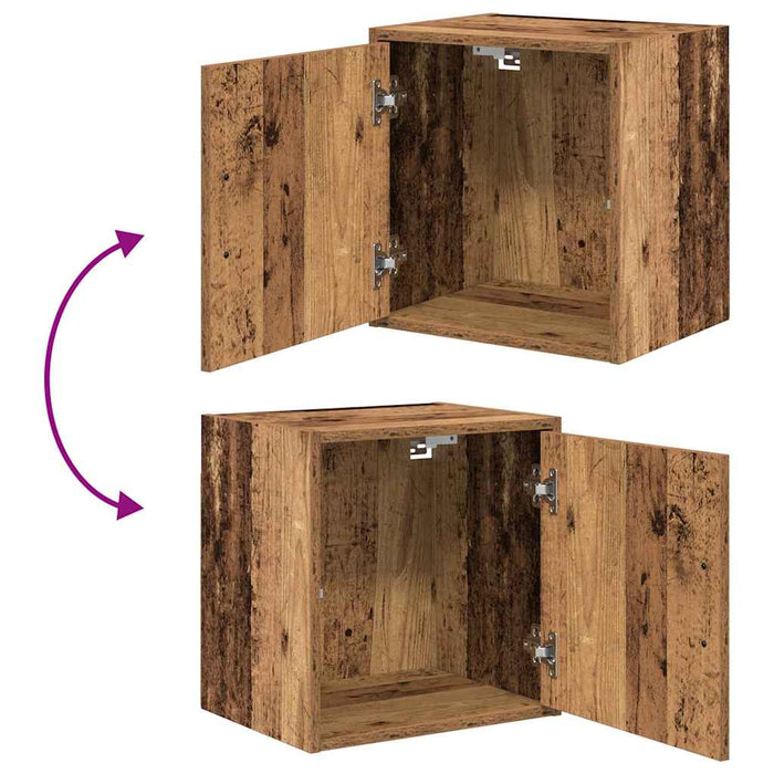 Pensile per Garage Legno Antico in Legno Multistrato 860639