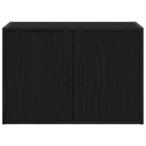 Pensile per Garage Nero in Legno Multistrato 860645