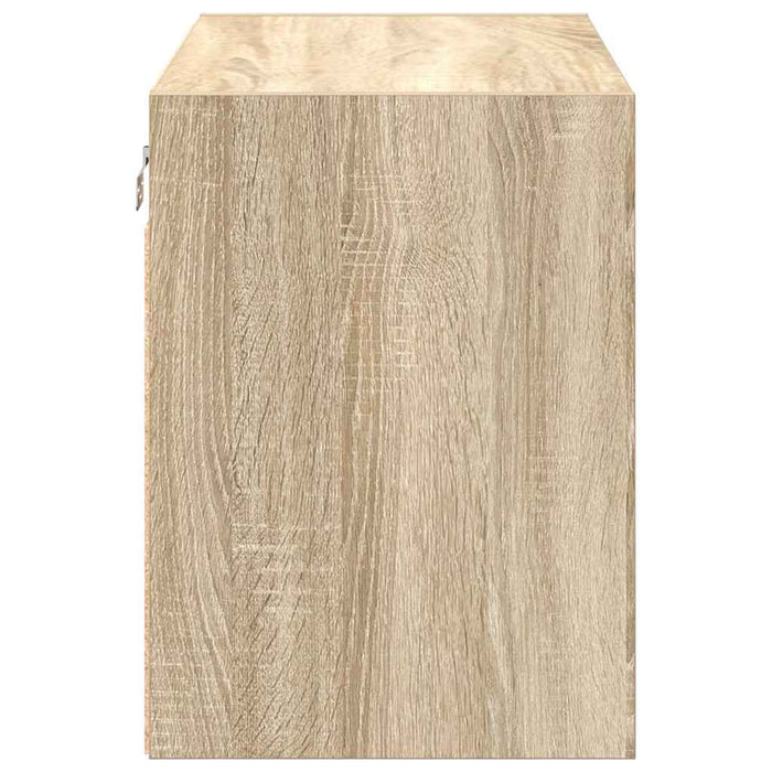 vidaXL Pensili per Garage 2 pz Rovere Sonoma in Legno Multistrato