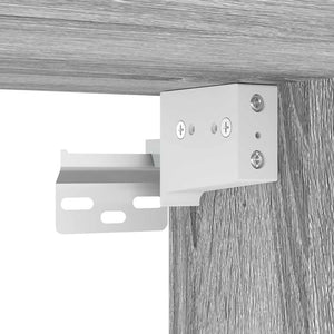 Pensile per Garage Grigio Sonoma in Legno Multistrato 860653