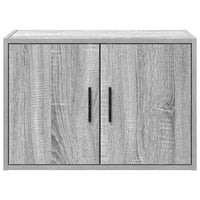 vidaXL Pensili per Garage 2 pz Grigio Sonoma in Legno Multistrato