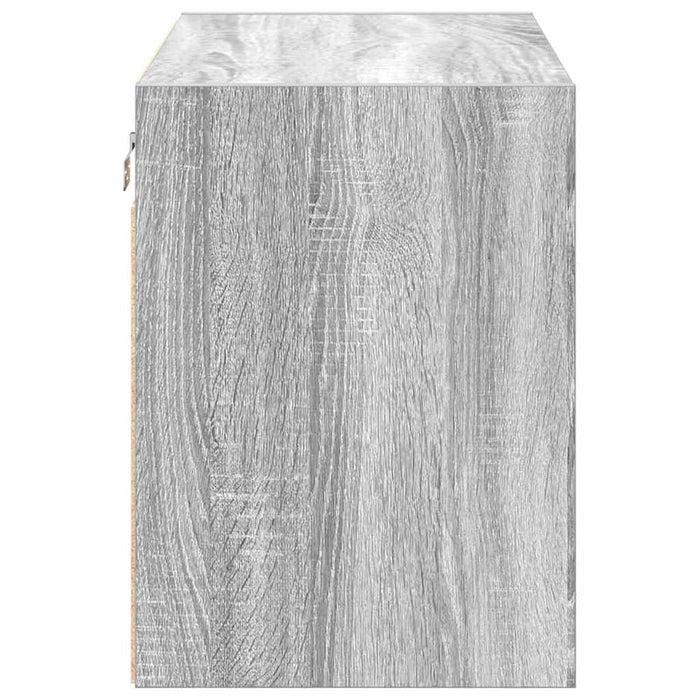 vidaXL Pensili per Garage 2 pz Grigio Sonoma in Legno Multistrato