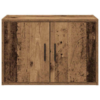 Pensili per Garage 2 pz Legno Antico in Legno Multistrato