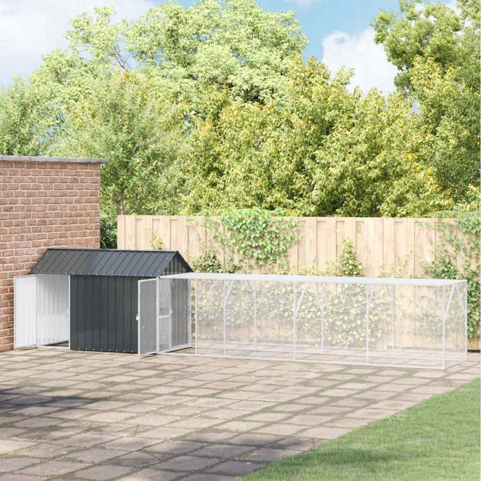 Gabbia per uccelli Antracite 619 x 111 x 142 cm Acciaio zincato 3325149