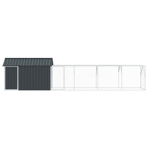 Gabbia per uccelli Antracite 619 x 111 x 142 cm Acciaio zincato 3325149