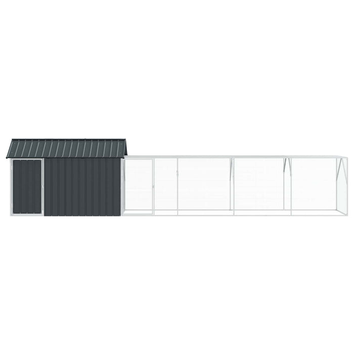 Gabbia per uccelli Antracite 619 x 111 x 142 cm Acciaio zincato 3325149