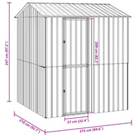 Gabbia per uccelli Antracite 215 x 210 x 247 cm Acciaio zincato 3325151