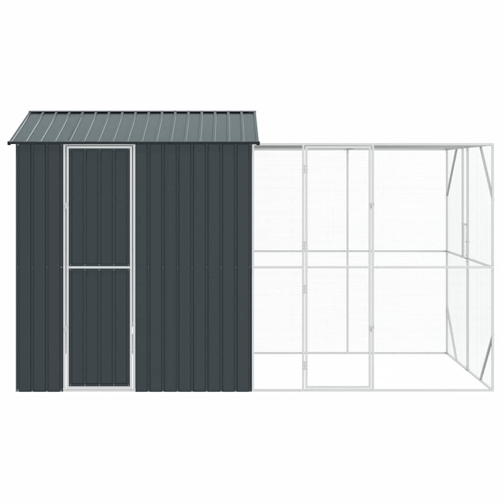 Gabbia per uccelli Antracite 418 x 210 x 247 cm Acciaio zincato 3325156