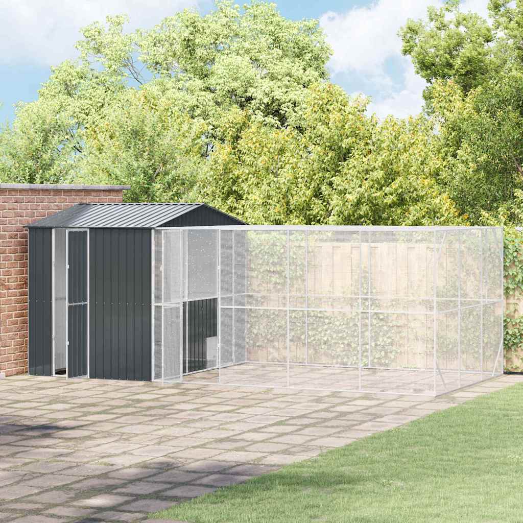 Gabbia per uccelli Antracite 635 x 304 x 247 cm Acciaio zincato 3325166