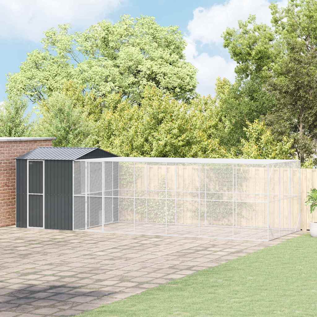 Gabbia per uccelli Antracite 845 x 304 x 247 cm Acciaio zincato 3325167