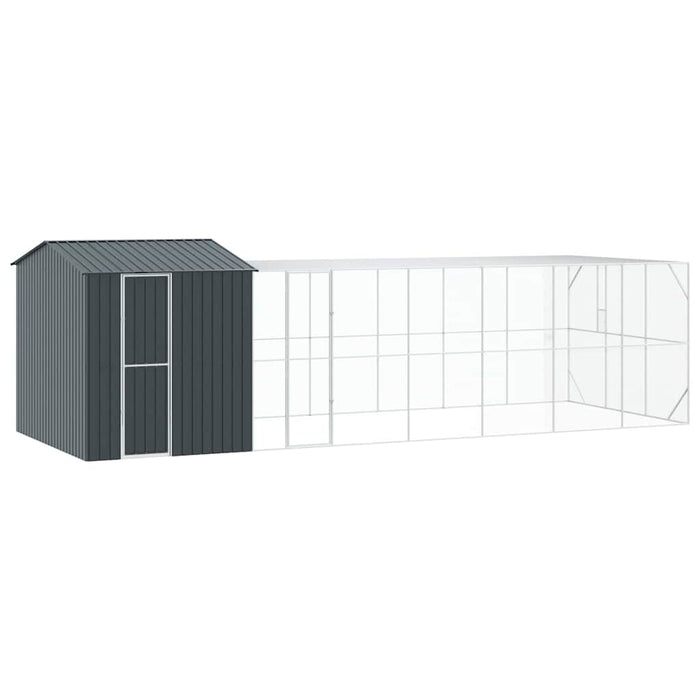 Gabbia per uccelli Antracite 845 x 304 x 247 cm Acciaio zincato 3325167