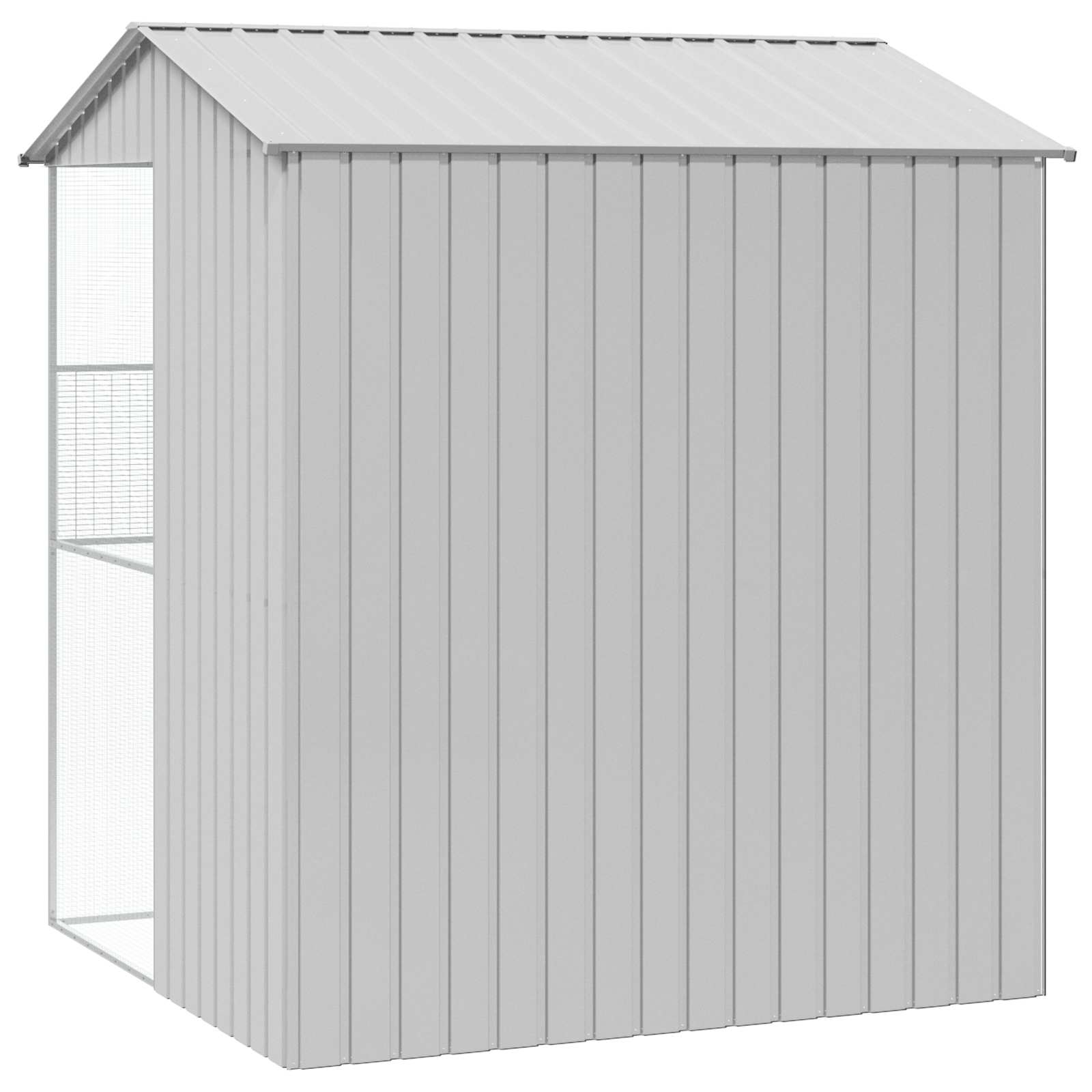 Gabbia per uccelli Grigio 215 x 210 x 247 cm Acciaio zincato 3325175