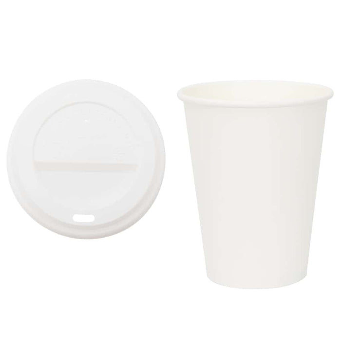 Tazze da Caffè in Carta con Coperchi 1000 pz 12oz 300 ml 3325217