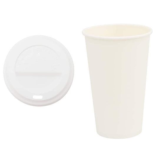 Tazze da Caffè in Carta con Coperchi 1000 pz 16oz 400 ml 3325218