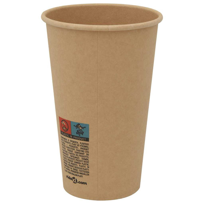 Tazze da Caffè in Carta con Coperchi 1000 pz 16oz 400 ml 3325222