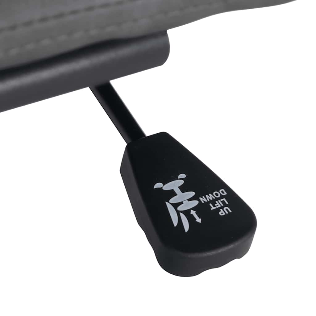 Sedia da Ufficio Girevole Grigio Scuro in Tessuto 4105390