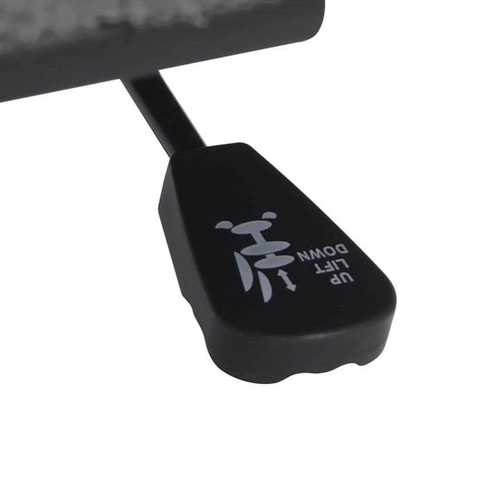 Sedia da Ufficio Girevole Riccio Grigio Scuro Effetto Lana 4105398