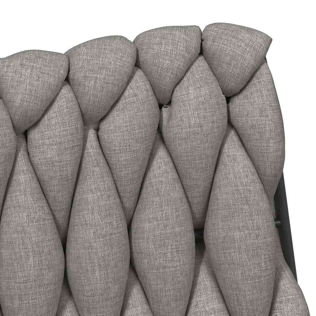 Sedia da Ufficio Girevole Grigio Chiaro in Tessuto 4105401