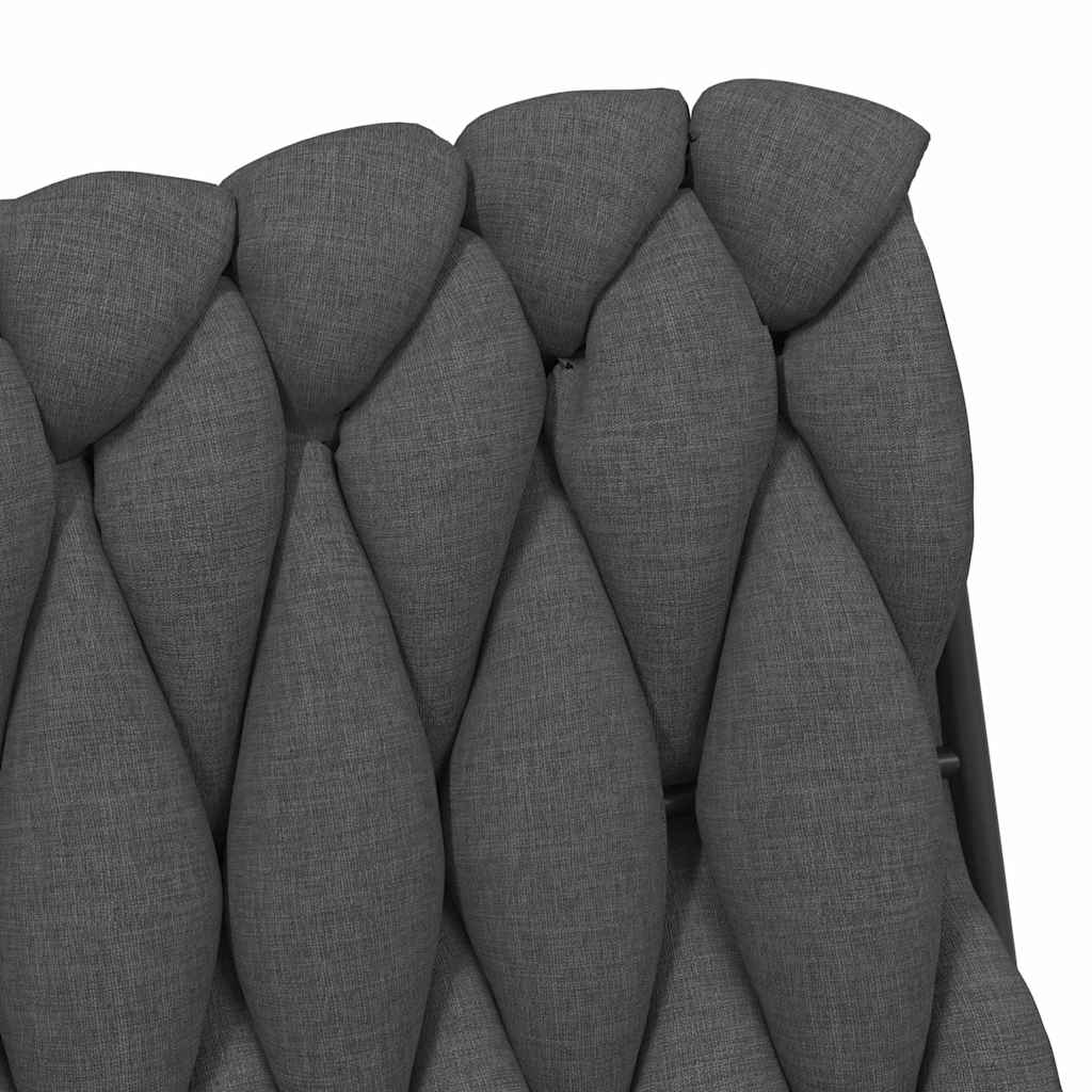 Sedia da Ufficio Girevole Grigio Scuro in Tessuto 4105402