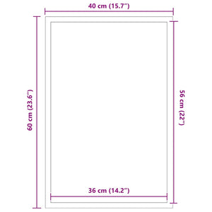 Zerbino Nero 40x60 cm 4105557