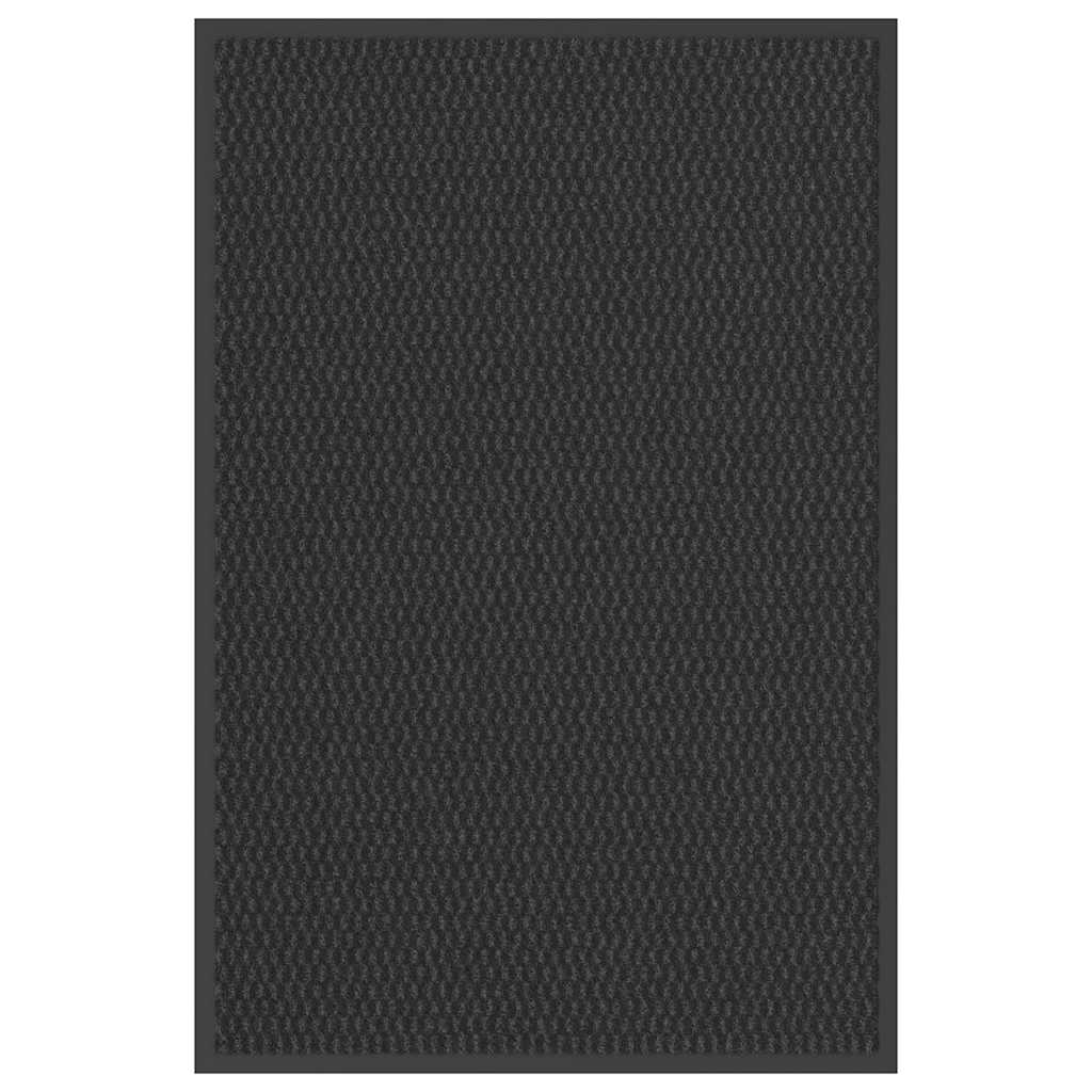 Zerbino antiscivolo di design per interni ed esterni 60 x 90 cm PP nero 02_0058105