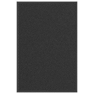 Zerbino antiscivolo di design per interni ed esterni 60 x 90 cm PP nero 02_0058105